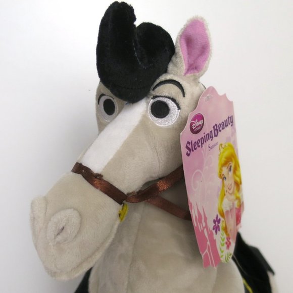 NWT Disney Store Sleeping Beauty Samson Horse Plush 18" Poseable - Picture 4 of 10
